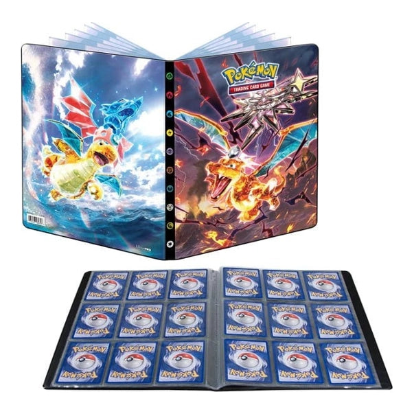 Ultra Pro 9 Pocket Binder Obsidian Flames