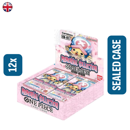 One Piece EB 01 Memorial Collection Booster Box SEALED CASE EN