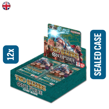 One Piece OP 08 Two Legends Booster Box SEALED CASE EN