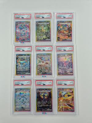 Pokémon PSA 10 Terastal Festival Eeveelutions 9 Card Set