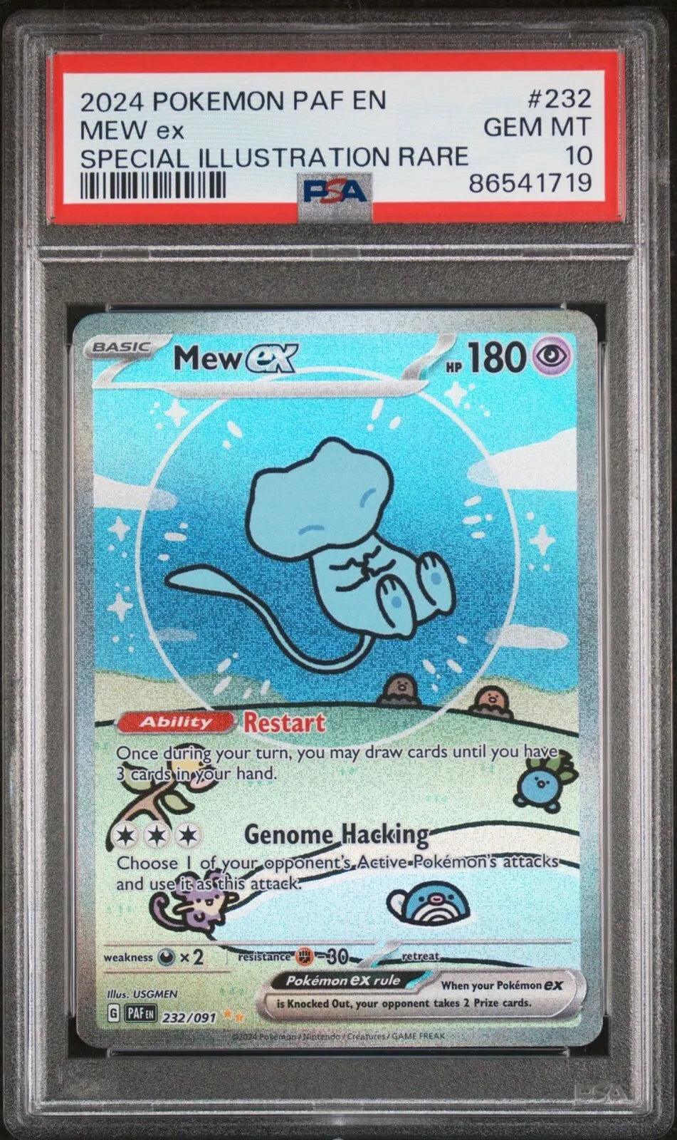 Pokémon PSA 10 Mew ex #232 EN