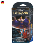Disney Lorcana Aufstieg der Flutgestalten Bernstein und Saphir Starter Deck