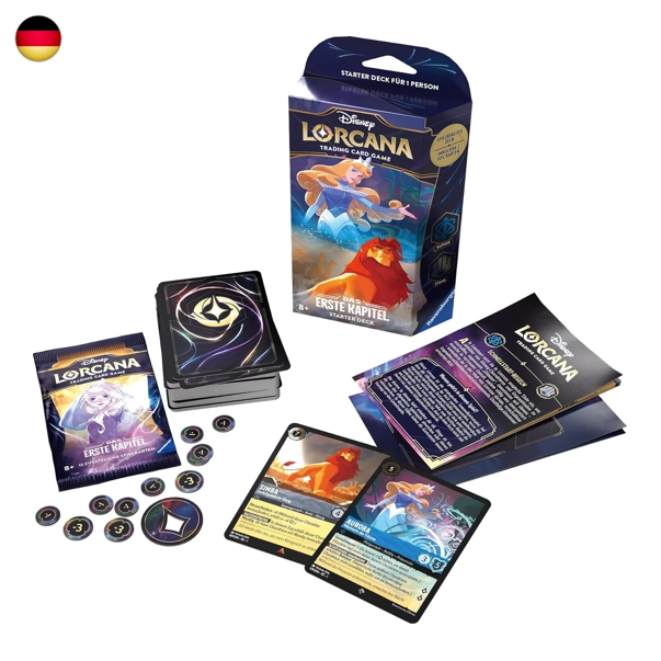 Disney Lorcana Das Erste Kapitel Aurora und Simba Starter Deck