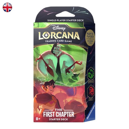 Disney Lorcana The First Chapter Cruella De Vil und Aladdin Starter Deck
