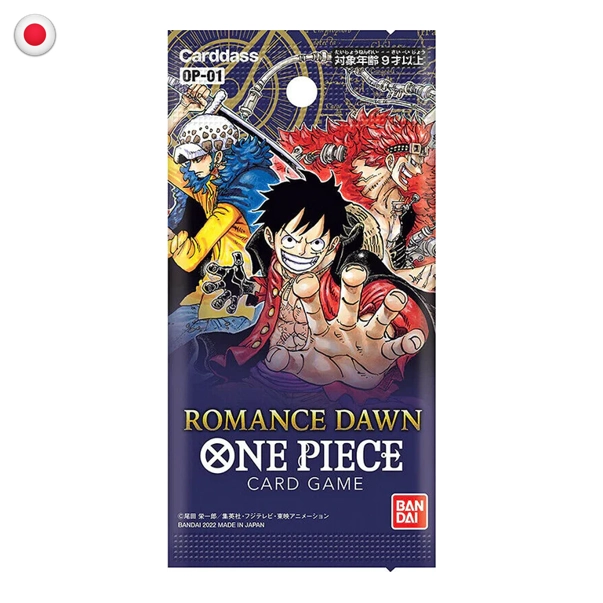 Acrylic Display Case For One Piece OP-01 Romance Dawn Booster Box – English First Print, Factory Sealed