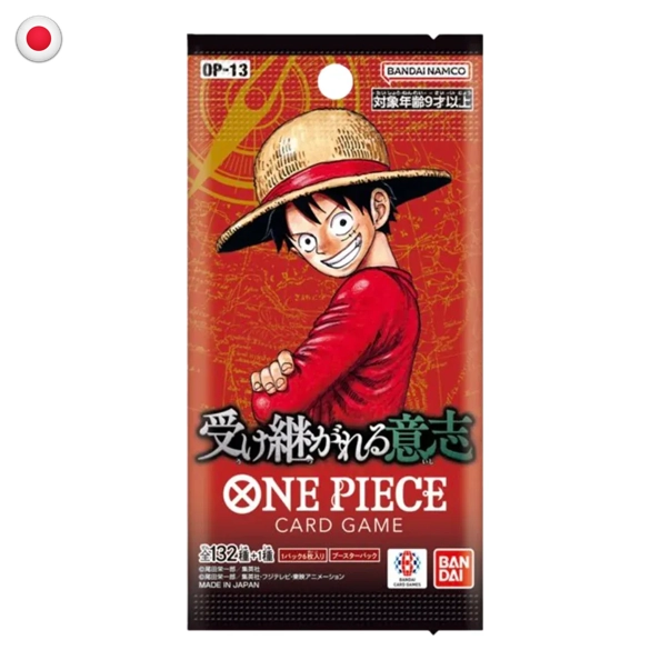 One Piece Carrying On His Will OP-13 Booster Pack JP