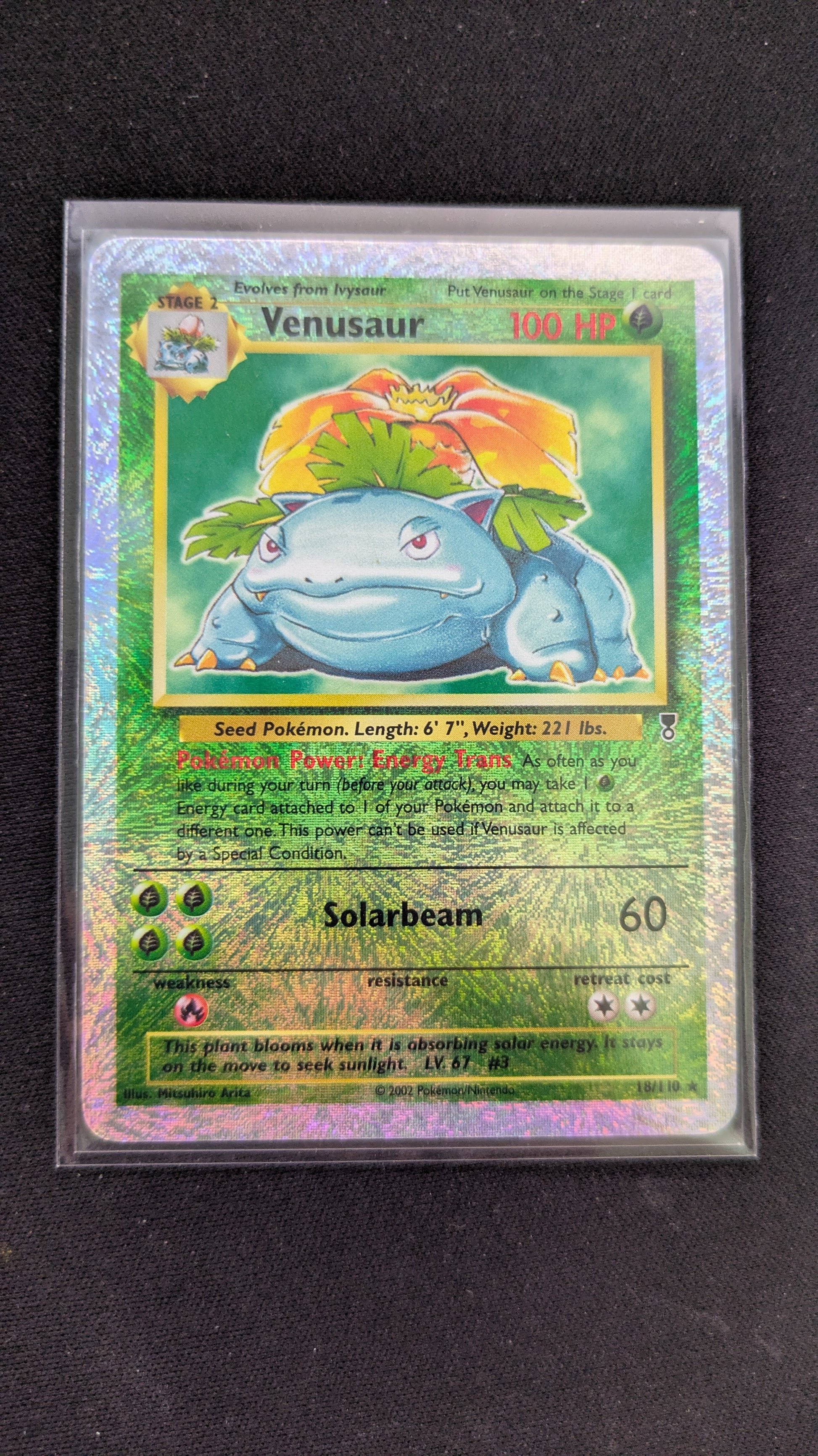 Pokémon Venusaur Reverse Holo #18 