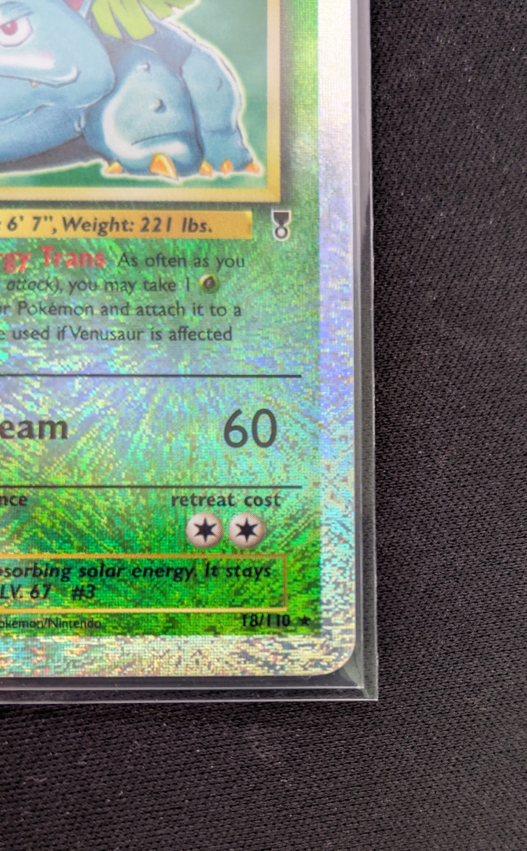 Pokémon Venusaur Reverse Holo #18 