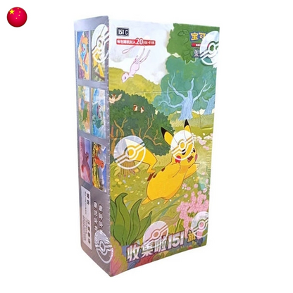 Pokémon Collect 151 Journey 151C Vol 1 Slim Booster Box CN