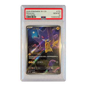 Pokémon PSA 10 151 CS Pikachu #172 CN