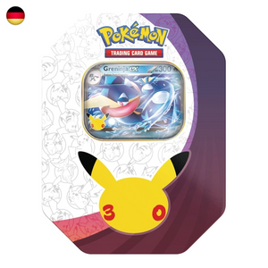 Pokémon 30th Celebration ME5.5 Greninja EX Tin DE