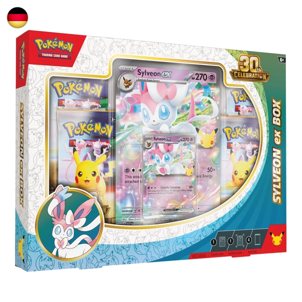 Pokémon 30th Celebration ME5.5 Sylveon EX Box DE