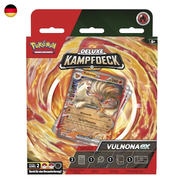 Pokémon Deluxe Battle Deck März 2024 Vulnona EX DE