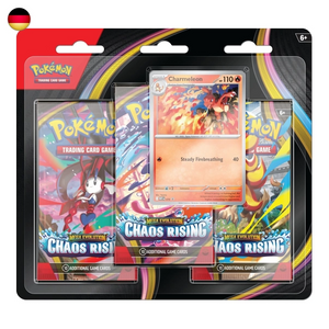 Pokémon Chaos Rising ME04 Charmeleon 3 Pack Blister DE