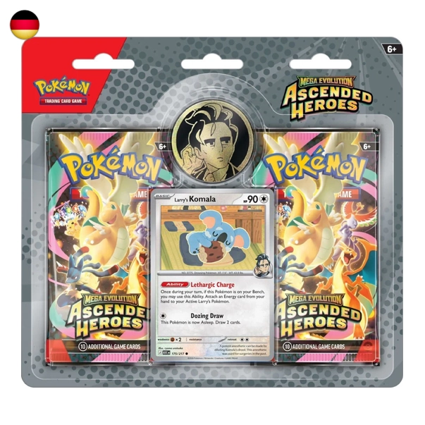 Pokémon Ascended Heroes ME2.5 2-Pack Blister Komala DE