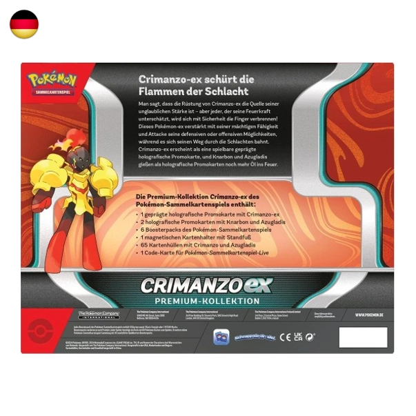 Pokémon Crimanzo EX Premium-Kollektion DE