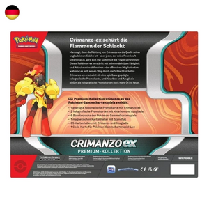 Pokémon Crimanzo EX Premium-Kollektion DE
