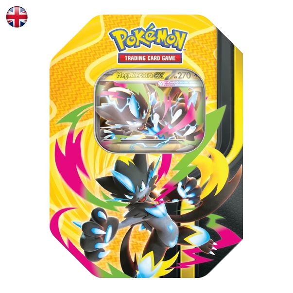 Pokémon Mega Forces EX Zeraora Tin EN