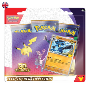 Pokémon 30th Celebration ME5.5 Lucario Tech Sticker Collection EN