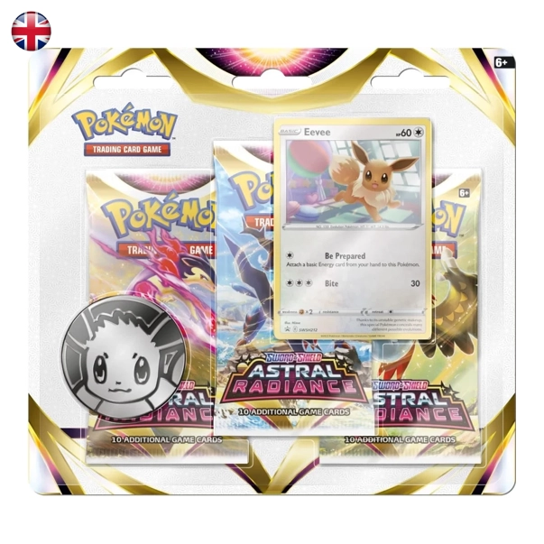 Pokémon Astral Radiance Eevee 3 Pack Blister EN