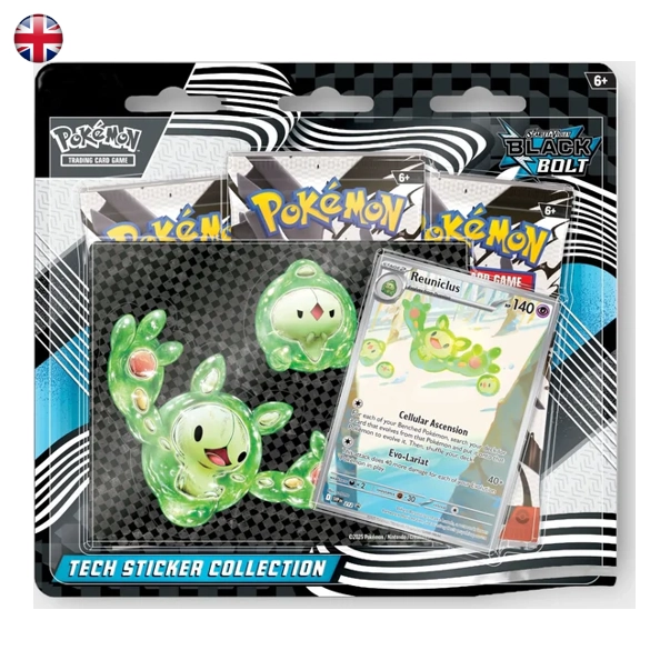 Pokémon Black Bolt Tech Sticker Collection EN
