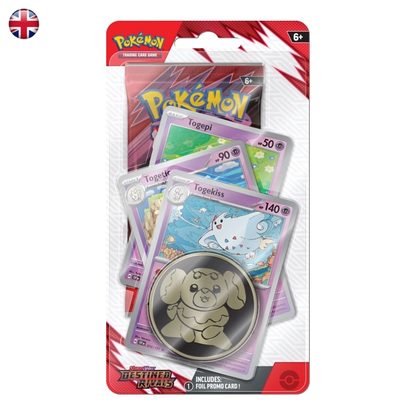 Pokémon Destined Rivals SV10 Premium Togekiss Checklane Blister EN