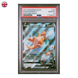 Pokémon PSA 10 Dragonite V #192 EN