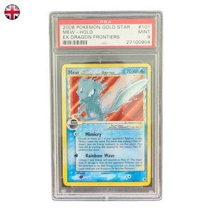 Pokémon PSA 9 EX Dragon Frontiers Mew Gold Star #101/101