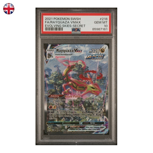 Pokémon PSA 10 Rayquaza VMAX #218 EN
