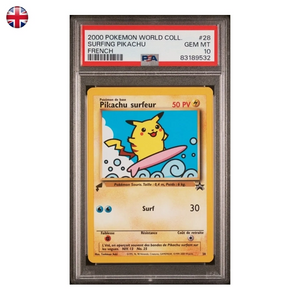 Pokémon PSA 10 Surfing Pikachu #28 EN