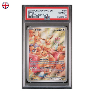 Pokémon PSA 10 Twilight Masquerade Eevee #188/167