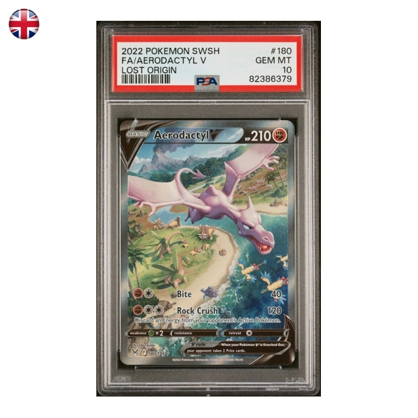 Pokémon PSA 10 Aerodactyl V #180 EN