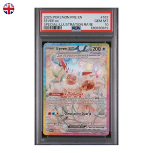 Pokémon PSA 10 Prismatic Evolutions Eevee ex #167/131