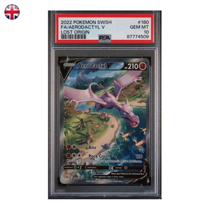 Pokémon PSA 10 Lost Origin Aerodactyl V#180/196