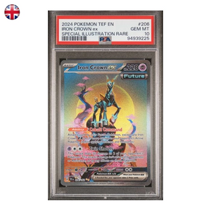 Pokémon PSA 10 Temporal Forces Iron Crown ex #206/162