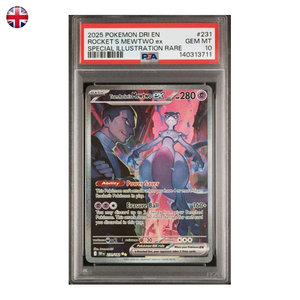Pokémon PSA 10 Destined Rivals Rocket's Mewtwo EX #231/182