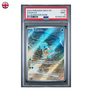 Pokémon PSA 9 SV: 151 Squirtle #170/165
