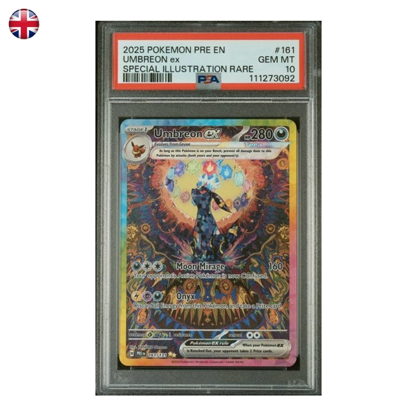 Pokémon PSA 10 Prismatic Evolutions Umbreon ex #161/131
