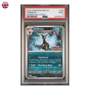 Pokémon PSA 9 Umbreon (Obsidian Flames Stamped) #130/197
