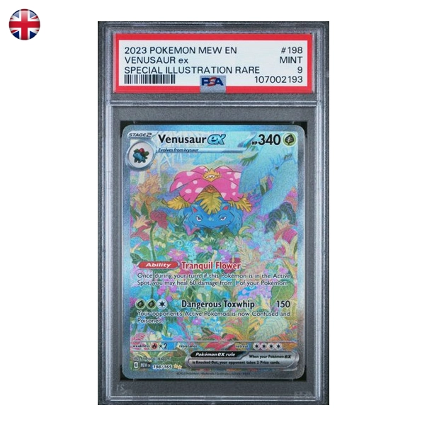 Pokémon PSA 9 SV: 151 Venusaur ex #198/165