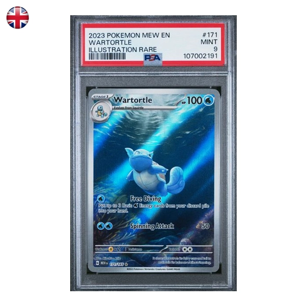 Pokémon PSA 9 SV: 151 Wartortle #171/165