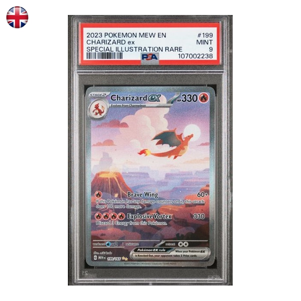Pokémon PSA 9 SV: 151 Charizard ex #199/165