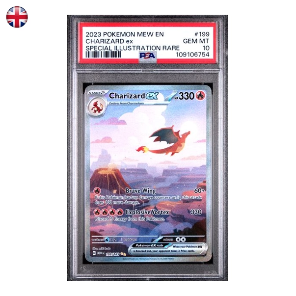 Pokémon PSA 10 SV: 151 Charizard ex #199/165