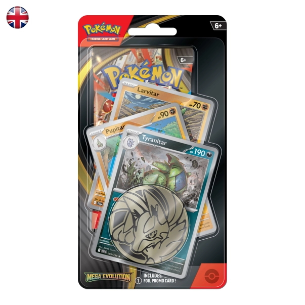 Pokémon Mega Evolution ME01 Premium Tyranitar Checklane Blister EN