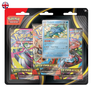 Pokémon Mega Evolution ME01 Golduck 3 Pack Blister EN