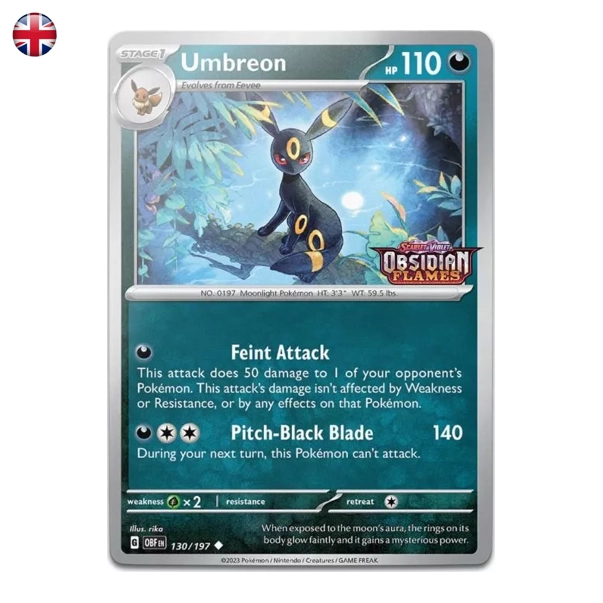 Pokémon Umbreon EU Promo Stamped Sealed #130/197 EN