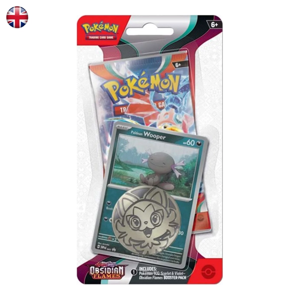 Pokémon Obsidian Flame Checklane Blister Paldean Wooper