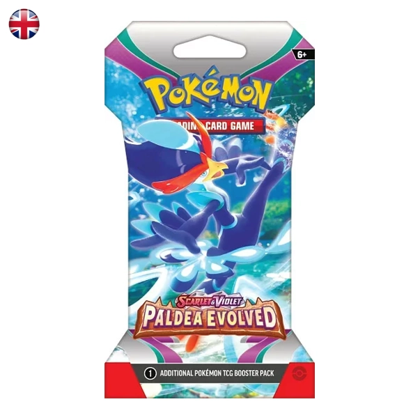 Pokémon Paldea Evolved SV02 Sleeved Booster Pack EN