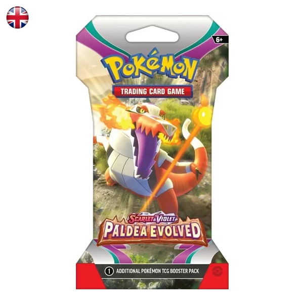 Pokémon Paldea Evolved SV02 Sleeved Booster Pack EN