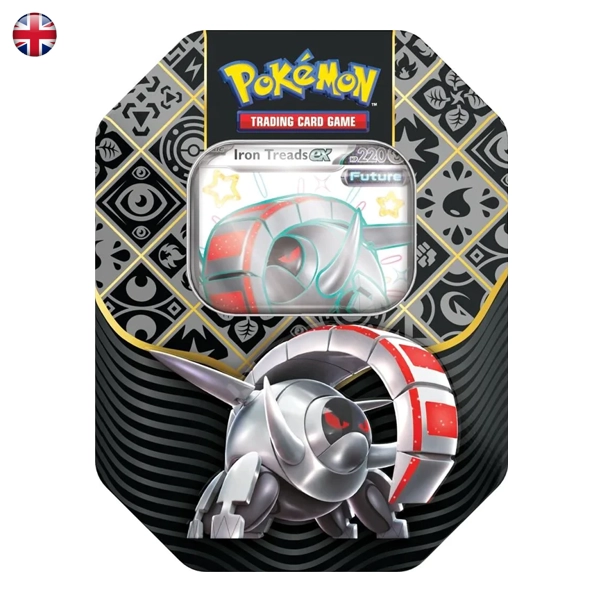 Pokémon Paldean Fates Iron Treads ex Tin EN
